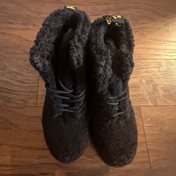 Fluffy Black Dr. Marten Boots - Picture 2 of 5